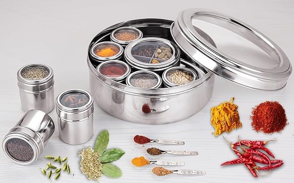 12 in 1 Stainless Steel Masala Box