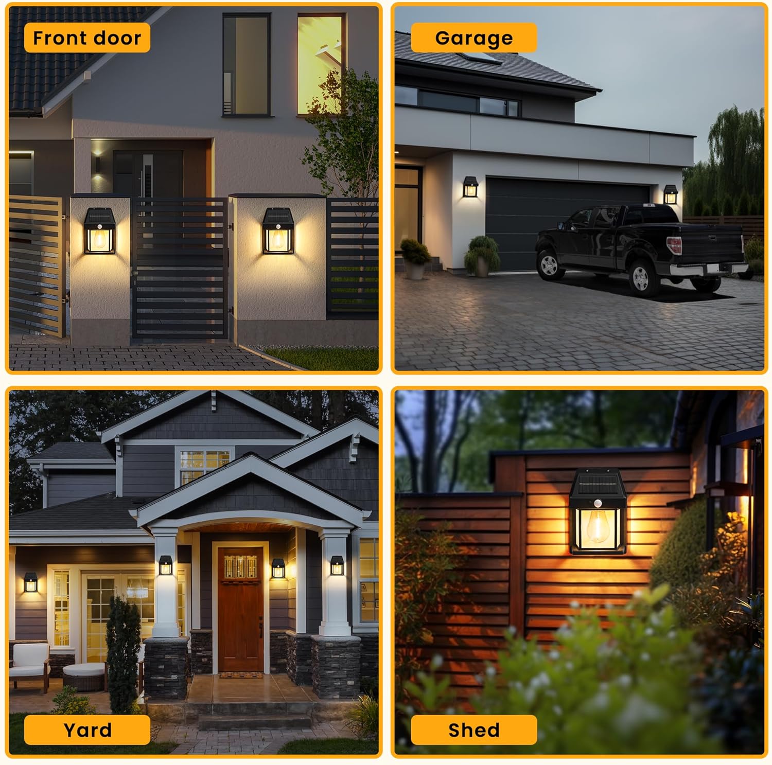 Solar Light Outdoor Wall Light