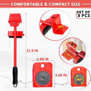 Heavy Furniture Lifter Tools with Sliders for Easy and Safe Shifting