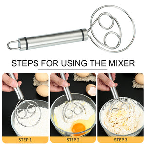 Stainless Steel Atta Mixer (Pack of 2)