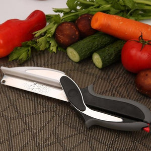Cook Easy 2 in 1 Clever Cutter Food Chopper Scissors - LINK IN